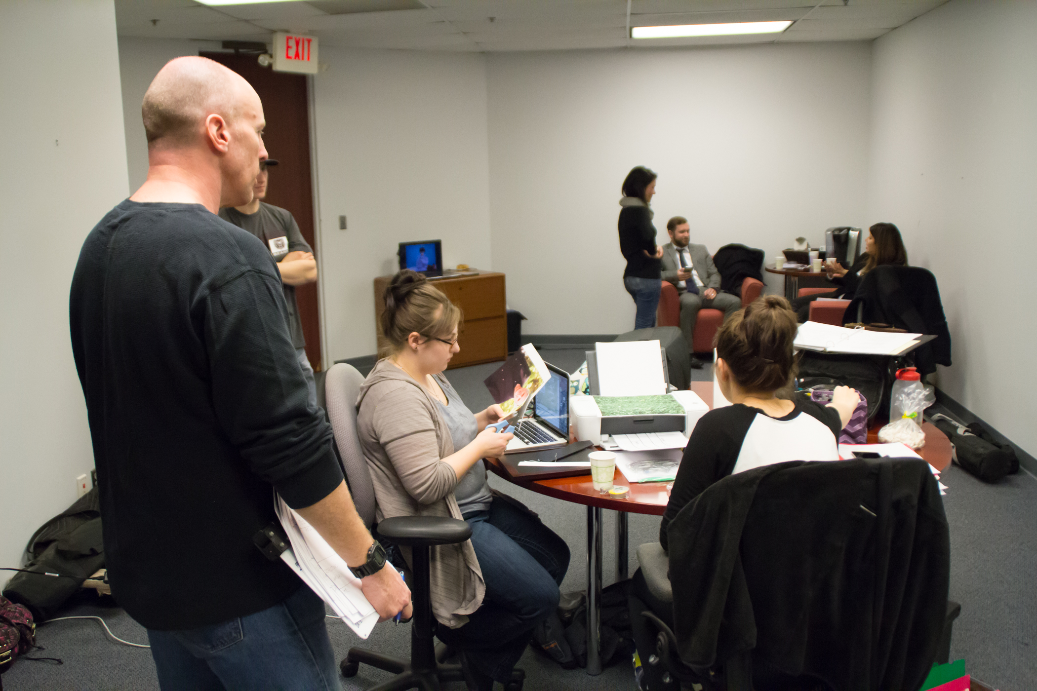 Alex Paxton overseeing operations on Day 1